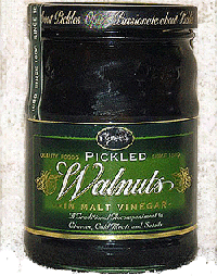 Pickled walnuts